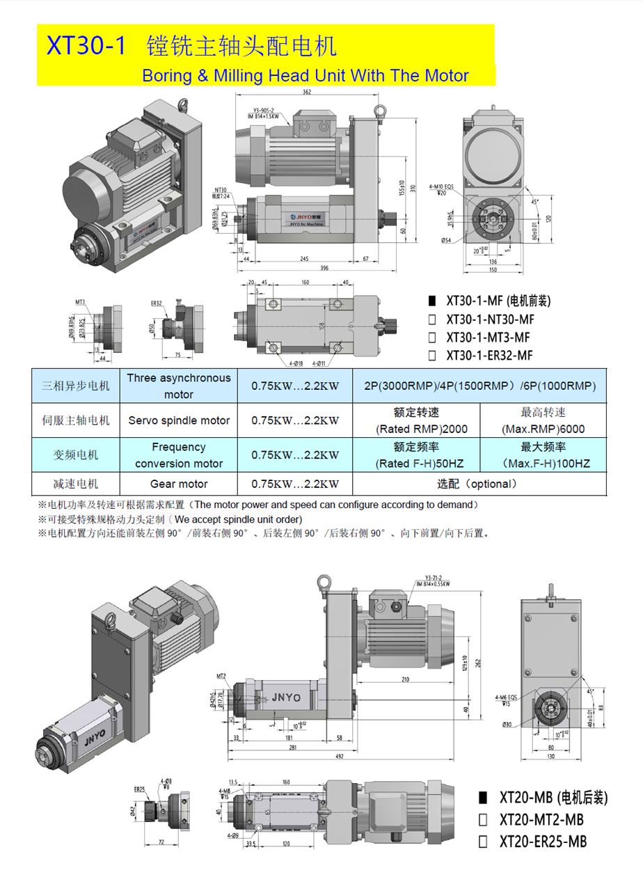 動力頭/鏜銑動力頭/NT30-1鏜銑動力頭 電機前置_中國機床商務網